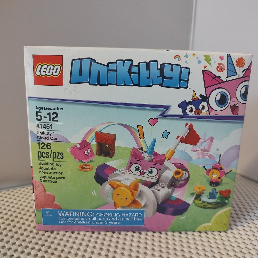 Lego Unikitty! 41451 Unikitty Cloud Car NWT Building Toy Set